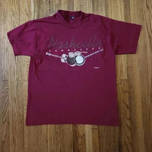 Vintage Nashville Tennessee Single Stitch Shirt Size Large